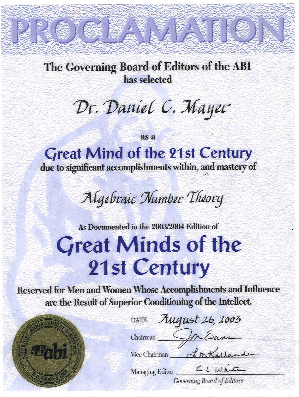 American Biographical Institute