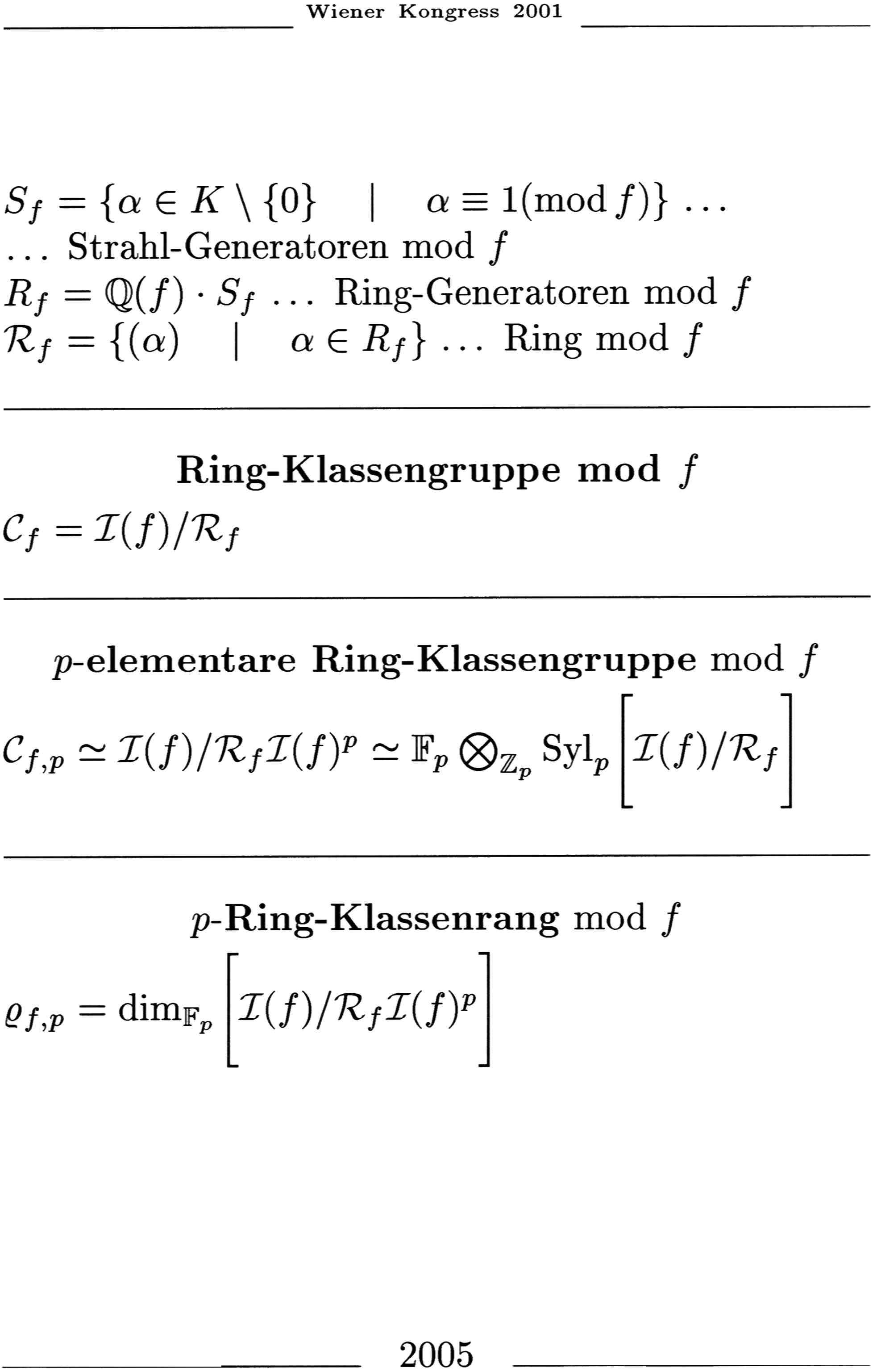 Ringklassengruppe